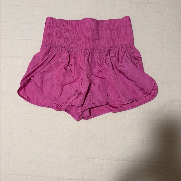 FP Movement by Free People Pants - FP Movement by Free People Magenta High-Waisted Shorts